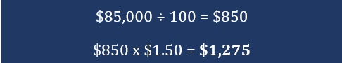 Workers comp insurance premiums sample calculation